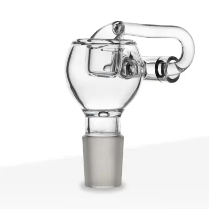 Bowl | The Honey Bucket Quartz Bowl/Nail Combo | 19mm – Clear - Vape Store