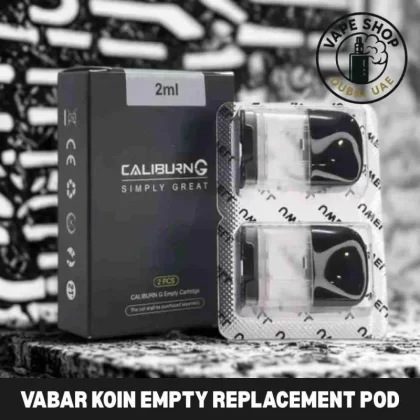 VABAR Koin Empty Replacement Pod Cartridge 2ml (2 PCS) in Dubai UAE