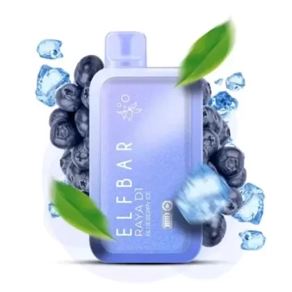 Elfbar Raya D1 Blueberry Ice (13000 Puffs) - Vapexotic In
