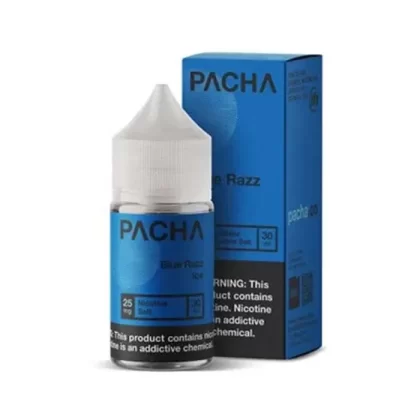 Iced Blue Razz Nicotine Salt by Pacha Syn - Size#30ml~Nicotine#25MG>50MG