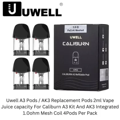 Uwell A3 Pods / AK3 Replacement Pods