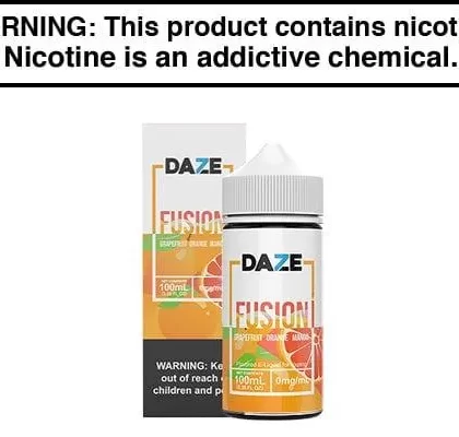 GRAPEFRUIT ORANGE MANGO BY 7 DAZE FUSION 100ML - Vapejuice