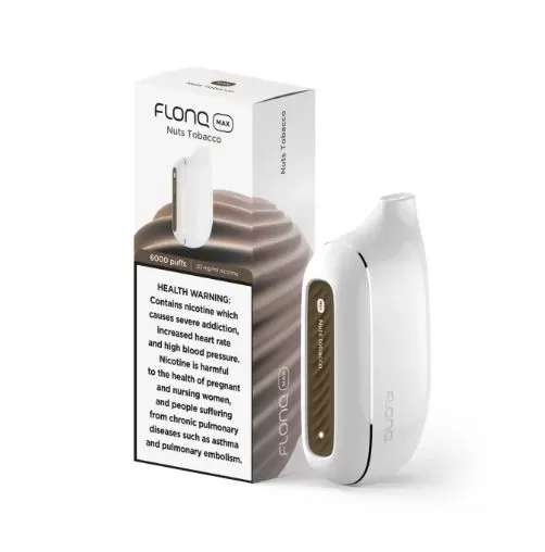 FLONQ MAX RECHARGEABLE DISPOSABLE VAPES (6,000PUFFS) - 20 mg / Mint Chill - Image 3