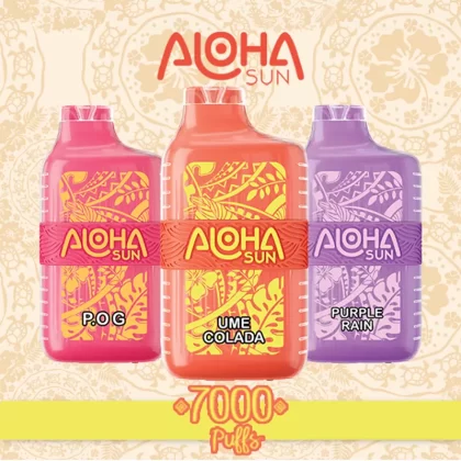 Aloha Sun 7000 Puffs Disposable Device - 7000 Puffs - Redbull Ice