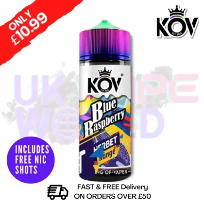 Blue Raspberry Range KOV 100ML Eliquid Shortfill E Juice