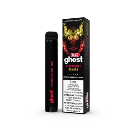 GHOST MAX 2000 – STRAWBERRY BANANA
