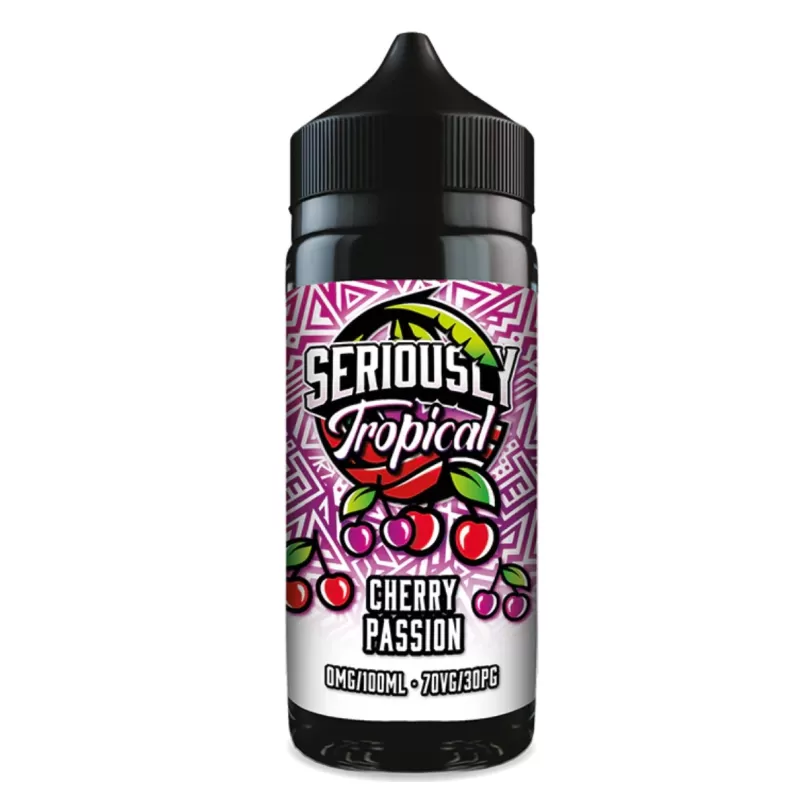 Seriously Tropical Cherry Passion 100ml Short Fill E Liquid - Vapourdays Co