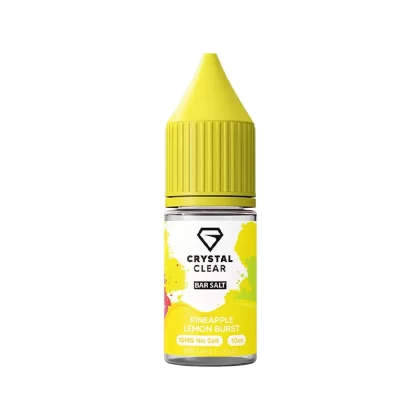 Crystal Clear Bar Salts Pineapple Lemon Burst Nic Salt Vape Juice - 10mg