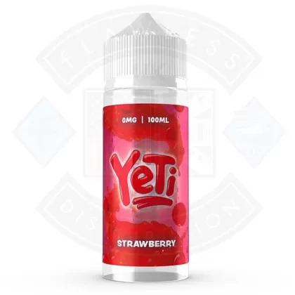 Yeti Defrosted – Strawberry No Ice 100ml 0mg Shortfill E-Liquid