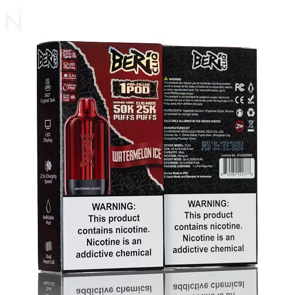 Beri CLIQ 50K 50,000 Puffs Replacement Pods - Image 3