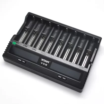 XTAR VC8 8 Bay Smart Li-ion Battery Charger - Vapormo