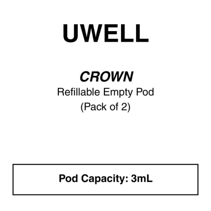 Uwell Crown – replacement pods (2pcs) - Vape Product, Vape Product