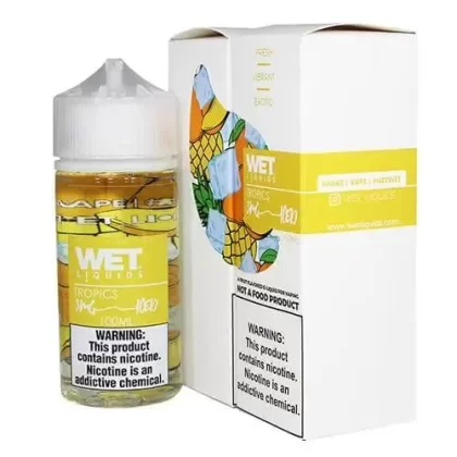 WET LIQUIDS Tropics Iced E-liquid – 100ml - Vapebazaar Pk
