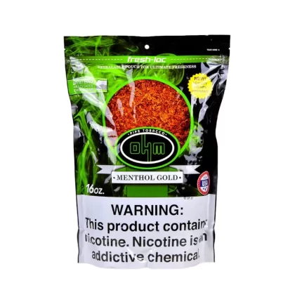 OHM Mild Mint Pipe Tobacco Bag - Color#6oz>16oz>5lb