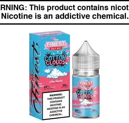 COTTON CLOUDS BY THE FINEST SALT NIC 30ML - Vapejuice