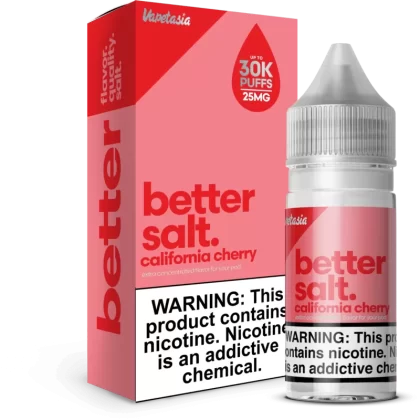 better salt california cherry eJuice - Vape Product, Vape Product
