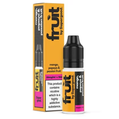 Mango, Papaya & Passion Fruit Nic Salt – Fruit by Supergood