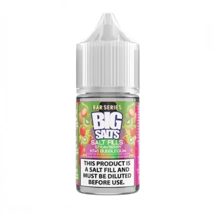 Big Salts Strawberry Kiwi Bubblegum – 20ml Salt Fills E Liquid - Vapourdays Co