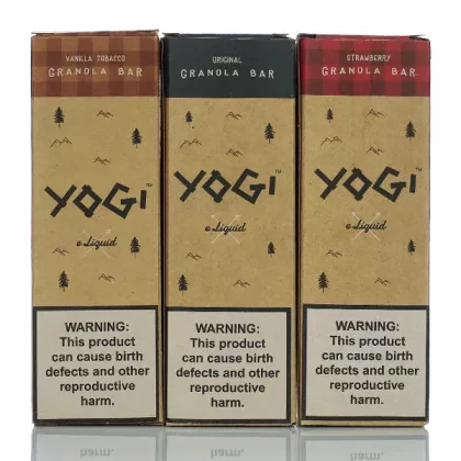 Yogi E-Liquid - No Nicotine Vape Juice - 60ml - Vanilla Tobacco Granola