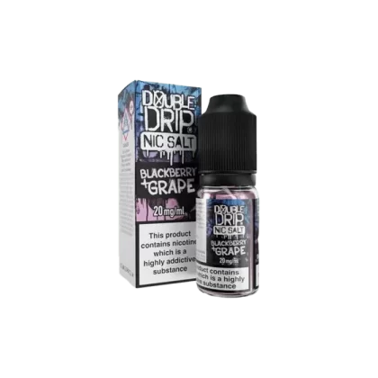 Blackberry and Grape by Double Drip –10ml Nic Salt E-liquid