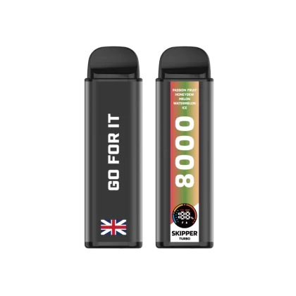 Skipper Turbo Disposable Vape – Passion Fruit Honeydew Melon Watermelon Ice 50mg (10000Puffs) - Vapebazaar Pk