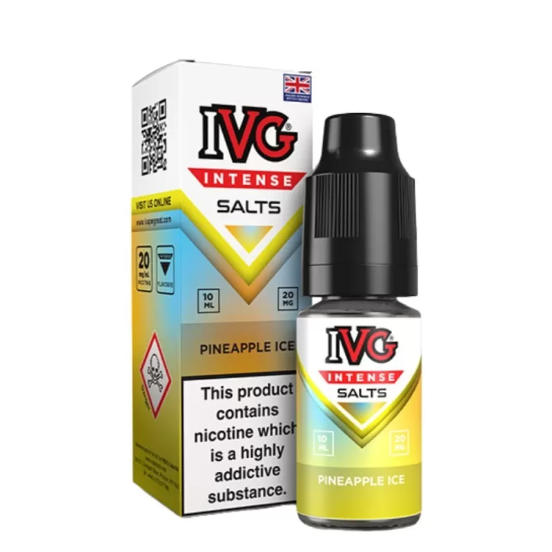 Pineapple Ice Nic Salts E-Liquid Intense Salts Series by IVG (10ml) - 10mg