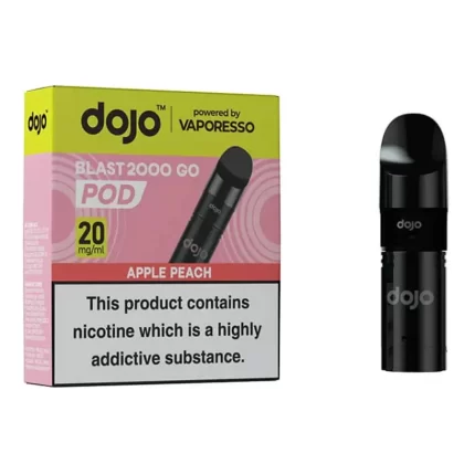 Vaporesso Dojo Blast 2000 Go Prefilled Pods - Blue Razz Lemonade - Vapourdeal Co