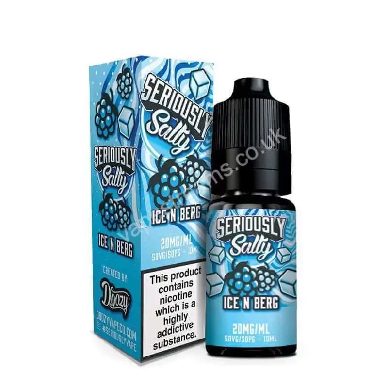 Doozy Seriously Salty Ice N Berg Nic Salt E-Liquid - Vapestreams Co