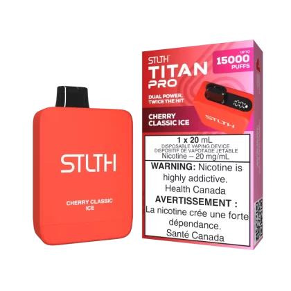 STLTH TITAN PRO - Cherry Classic Ice - 20 mg/mL (wholeseller) - Excise YT, 20 mg/mL - YT (334FCD)