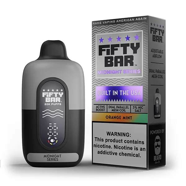 Fifty Bar Midnight Series Disposable | 20000 Puffs - Image 2