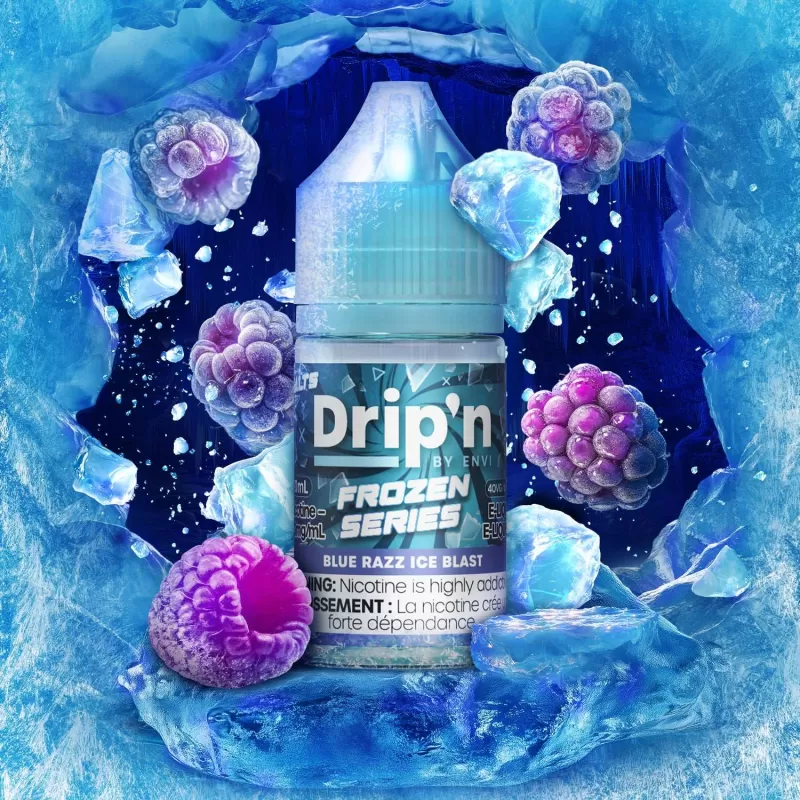 DRIP'N FROZEN BY ENVI - SALT NIC 30ML - Mango Peach Watermelon Ice / 20MG - Image 2