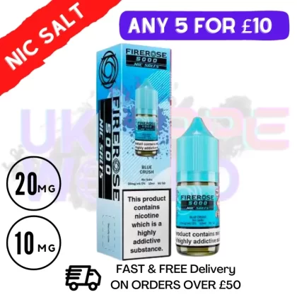 Blue Crush – Firerose 10ML Nic Salt
