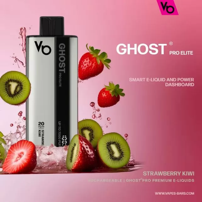 Vapes Bar - Ghost Pro Elite Disposable Vape Device (7000 Puffs) - 20 mg / Banana Ice - Image 2