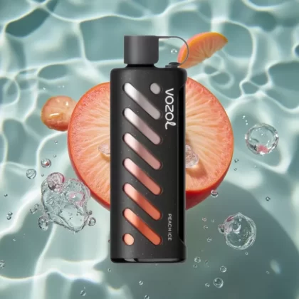 VOZOL Gear Shisha 25000 Puffs Peach Ice Disposable Vape with S.i.L.C Tech & Dual Mesh Modes - Bangvapeaustralia