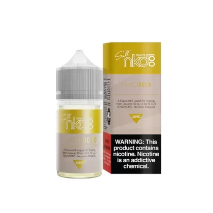 NKD 100 Salt - Euro Gold - 30ML E-Liquid - 35MG