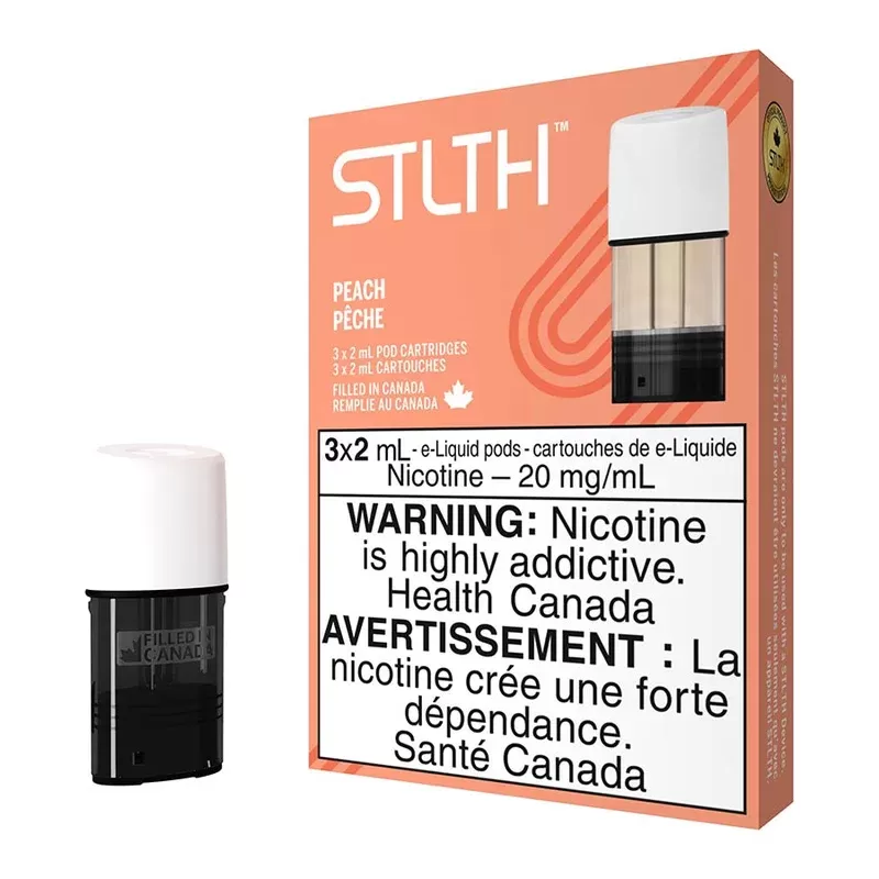STLTH E-Liquid Pod Pack – Peach - Nicotine Strength#20mg/ml