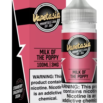 Vapetasia - Milk of the Poppy - 100ML E-Liquid - 0MG