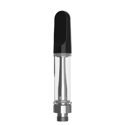 CCELL | TH2-EVO Glass Vape Cartridge with Black Plastic Mouthpiece | 1mL – Snap Fit – 100 Count