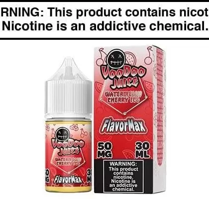 WATERMELON CHERRY ICE BY VOODOO JUICE FLAVORMAX SALTS 30ML - Vapejuice