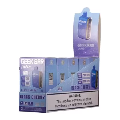 BULK Black Cherry GEEK BAR Pulse – Box of 5