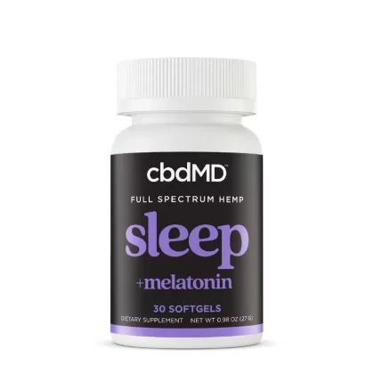 cbdMD Full Spectrum CBD Sleep Softgels - Ejuicewarehouse