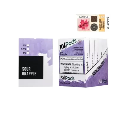 ZPODS – SOUR GRAPPLE - Nicotine Strength#20 MG