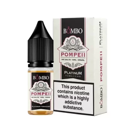 Bombo Platinum Tobacco Pompeii Nic Salt - 10 Pack - 10mg