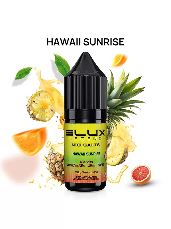 Elux Legend Hawaii Sunrise Nic Salt E-Liquids - Image 2