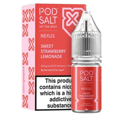 Sweet Strawberry Lemonade Nexus Pod Salt Nic Salt E-liquid - 10mg