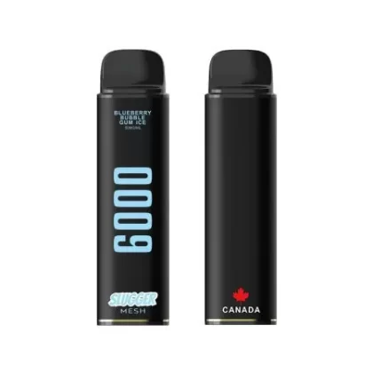 Slugger Black Disposable Vape – Blueberry Bubble Gum Ice 50mg (6000 Puffs)