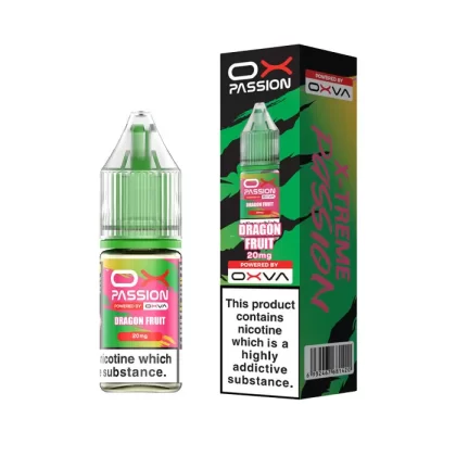 Dragon Fruit 10ml Nic Salt E-Liquid by OXVA Ox Passion - 20mg - High Strength