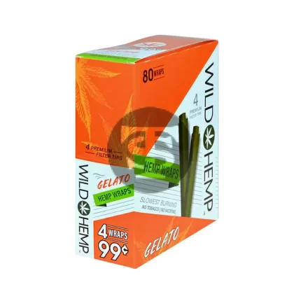 Wild Hemp Wraps Gelato 20 packs of 4, 99c pre-price