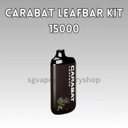 Carabat Leafbar 15000 Puffs - Starter Kit (Device + Cartridge) / Strawberry CUstard