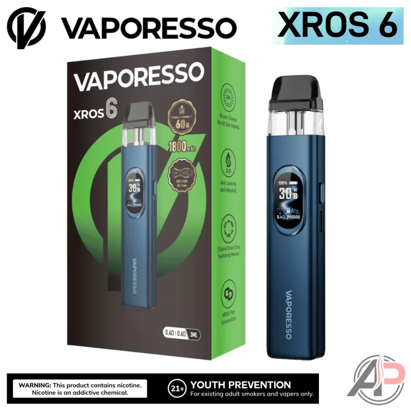 Vaporesso Xros 6 30w Pod System Starter kit Device - Image 3